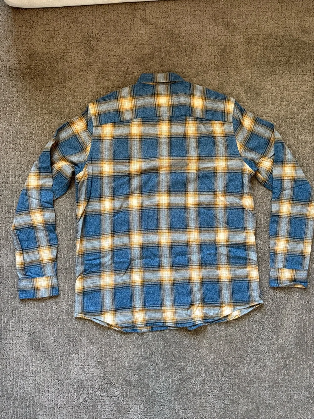 NWT Banana Republic Men’s Plaid Flannel Shirt, Size Large Tall